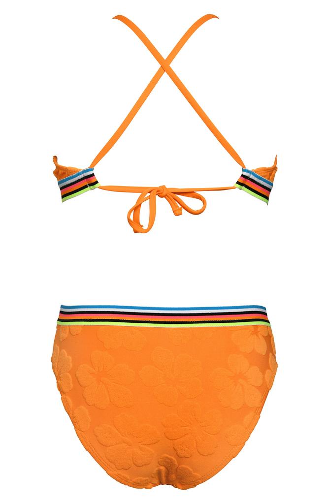 Hobie Kids' Terry Triangle Two-Piece Swimsuit