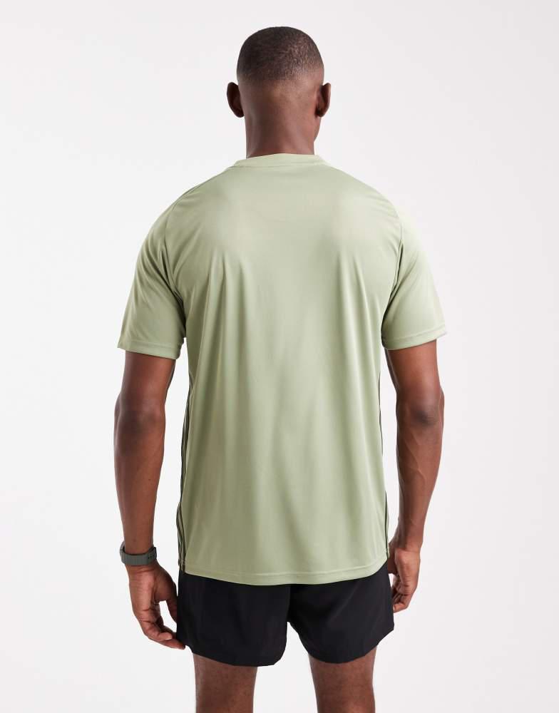 Adidas adidas Football Tiro 25 essentials jersey in tent green / night cargo / imp