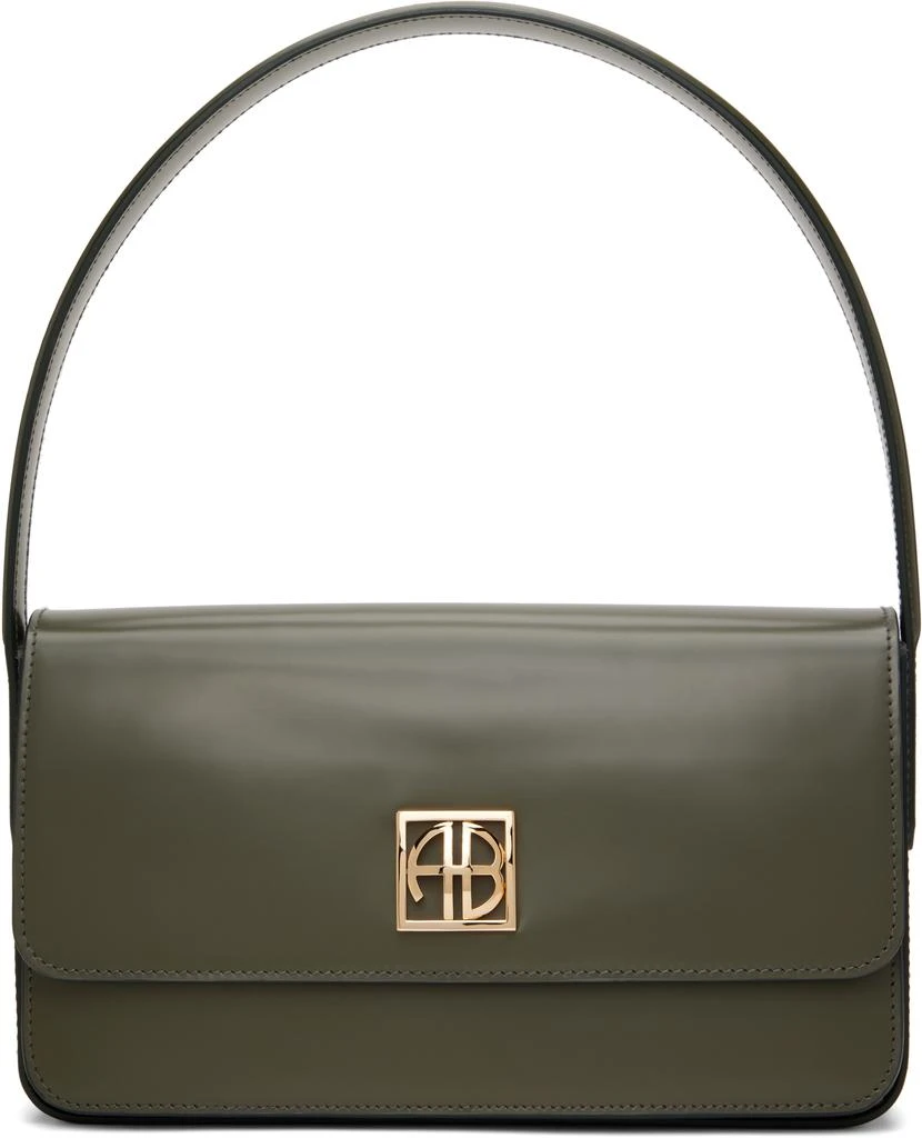 ANINE BING Green Elly Shoulder Bag 1