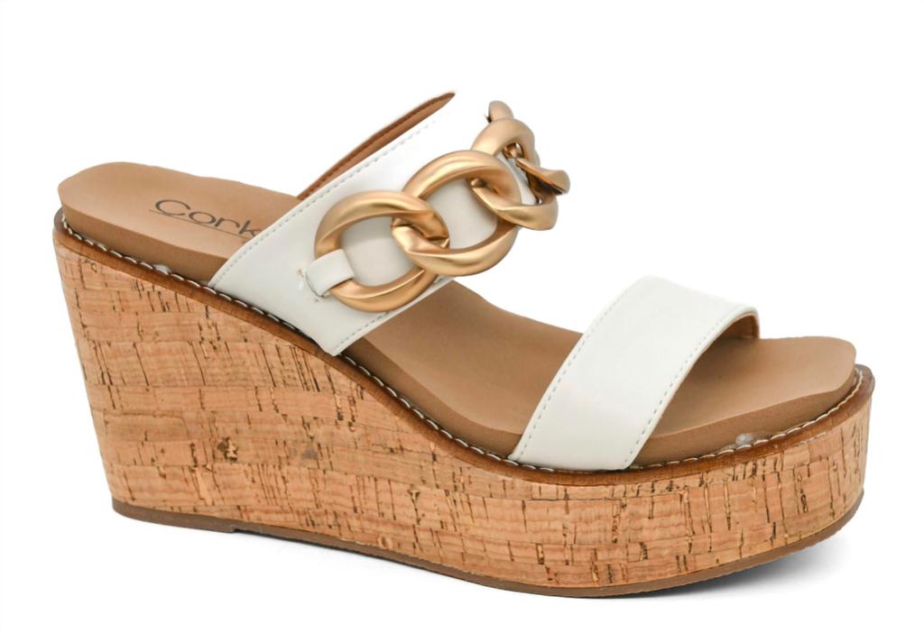 Corkys Footwear Corkys Footwear - Chain Detail Wedges