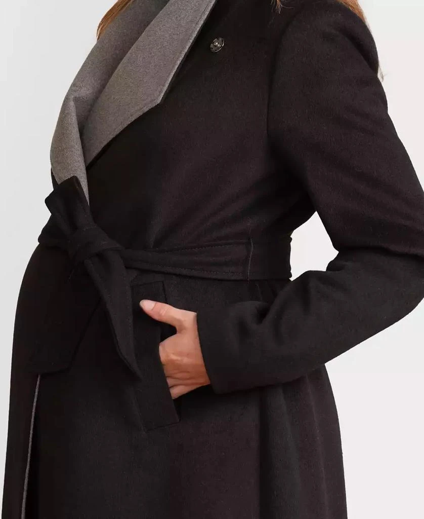 Seraphine Women's Wool Blend Wrap Maternity Coat 3