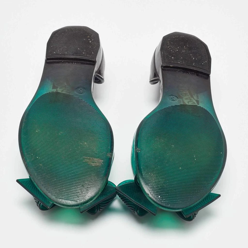 Salvatore Ferragamo Salvatore Ferragamo Green Jelly Barbados Ballet Flats Size 35.5 6