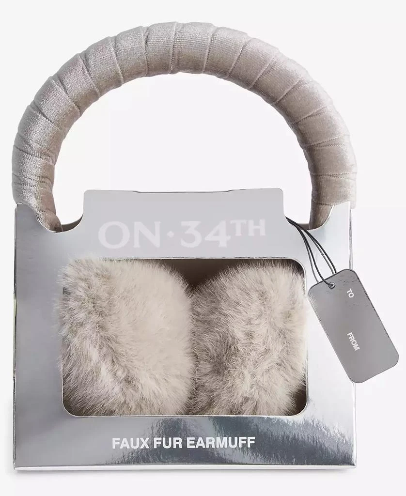 On 34th Women's Faux-Fur Earmuffs Boxed Gift, Created for Macy's 1
