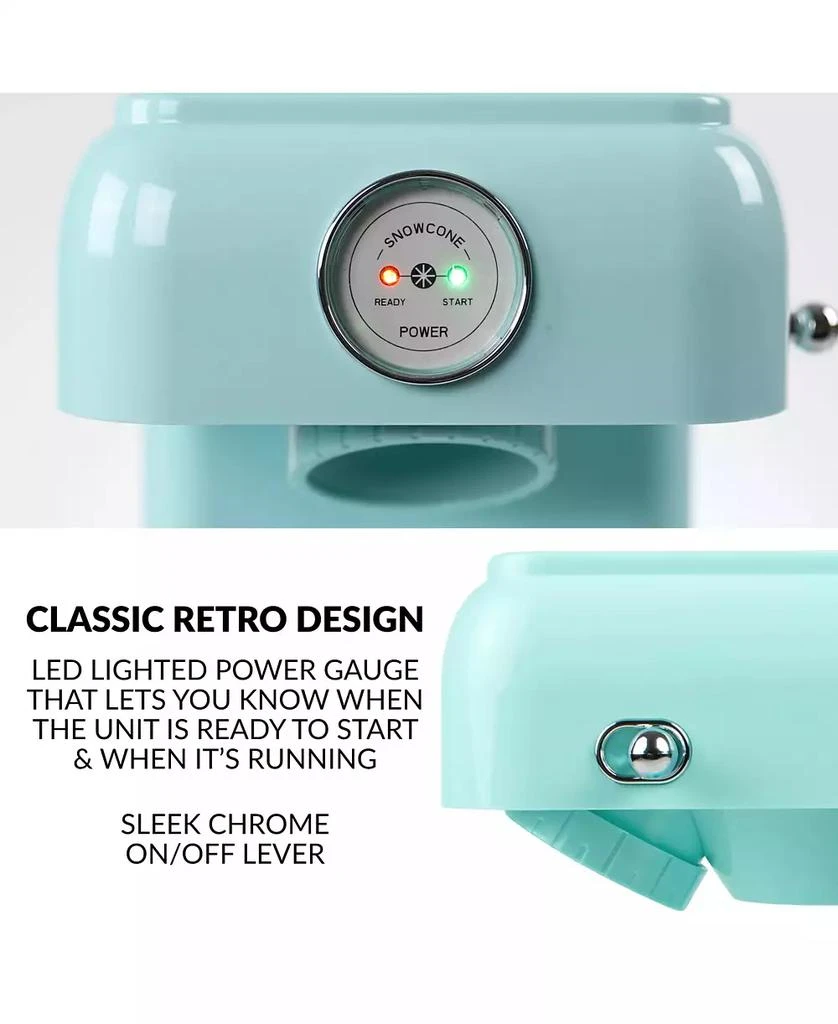 Nostalgia CLSC1AQ Classic Retro Snow Cone Maker 4