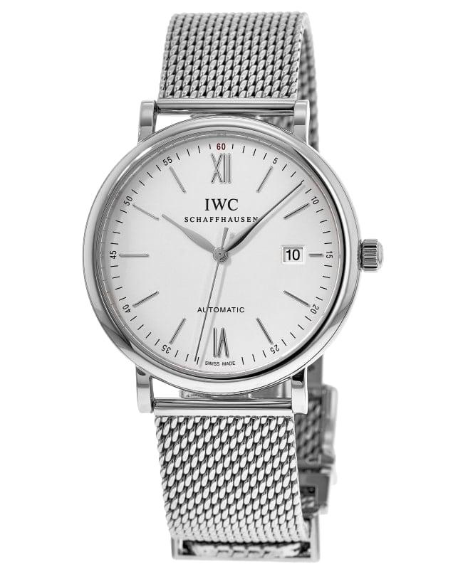 IWC Schaffhausen IWC Portofino Automatic Silver Dial Steel Men's Watch IW356505-SD