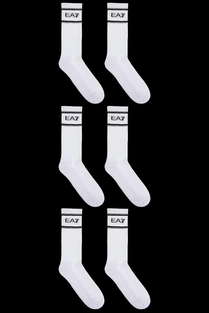 EA7 EMPORIO ARMANI Ea7 Emporio Armani Logo-Intarsia Three Pack Socks 2