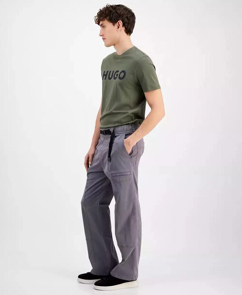 Hugo Boss Men's Gunner Classic Fit Belted Casual Trousers 2