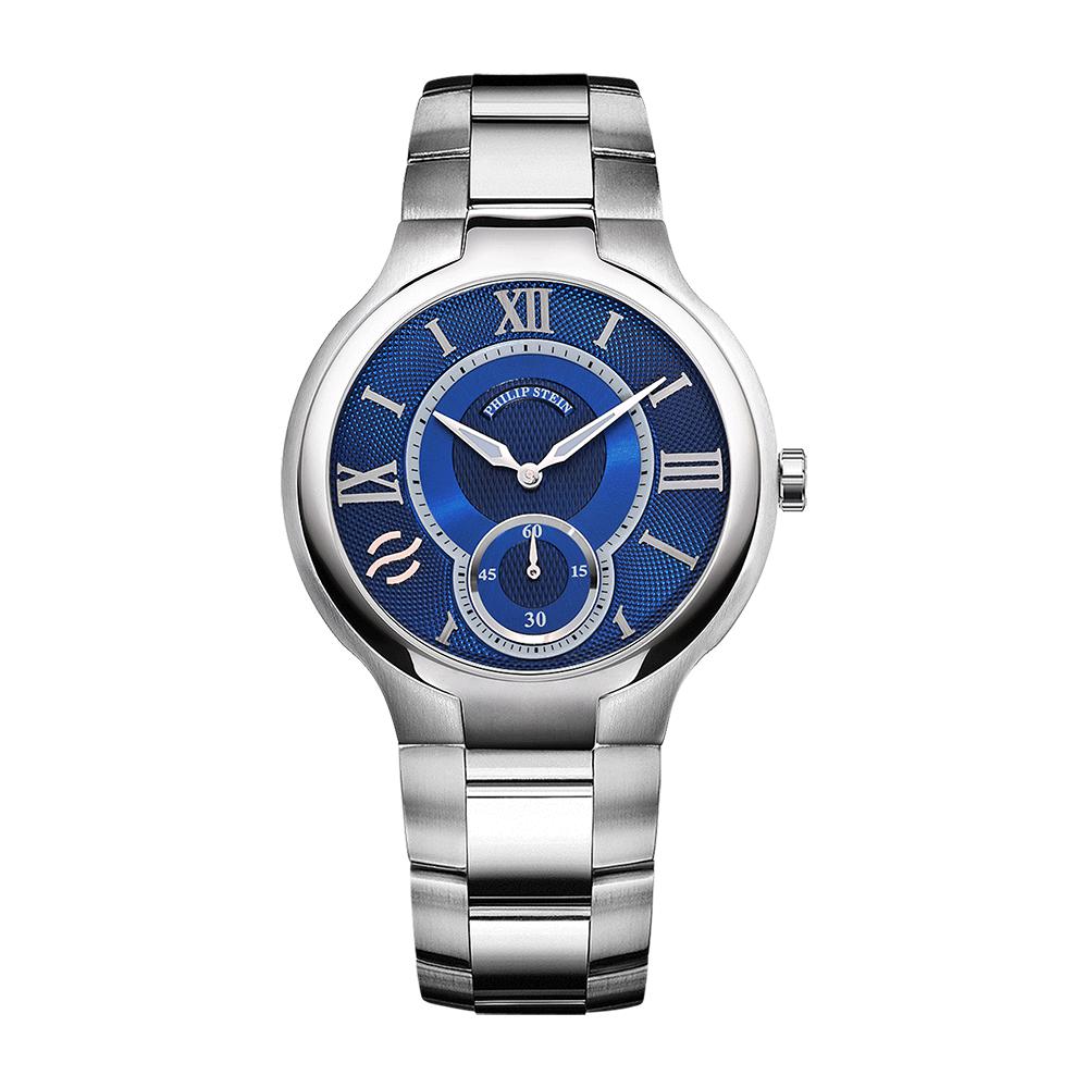Philip Stein Classic Round Large - Model 42-CBL-SS