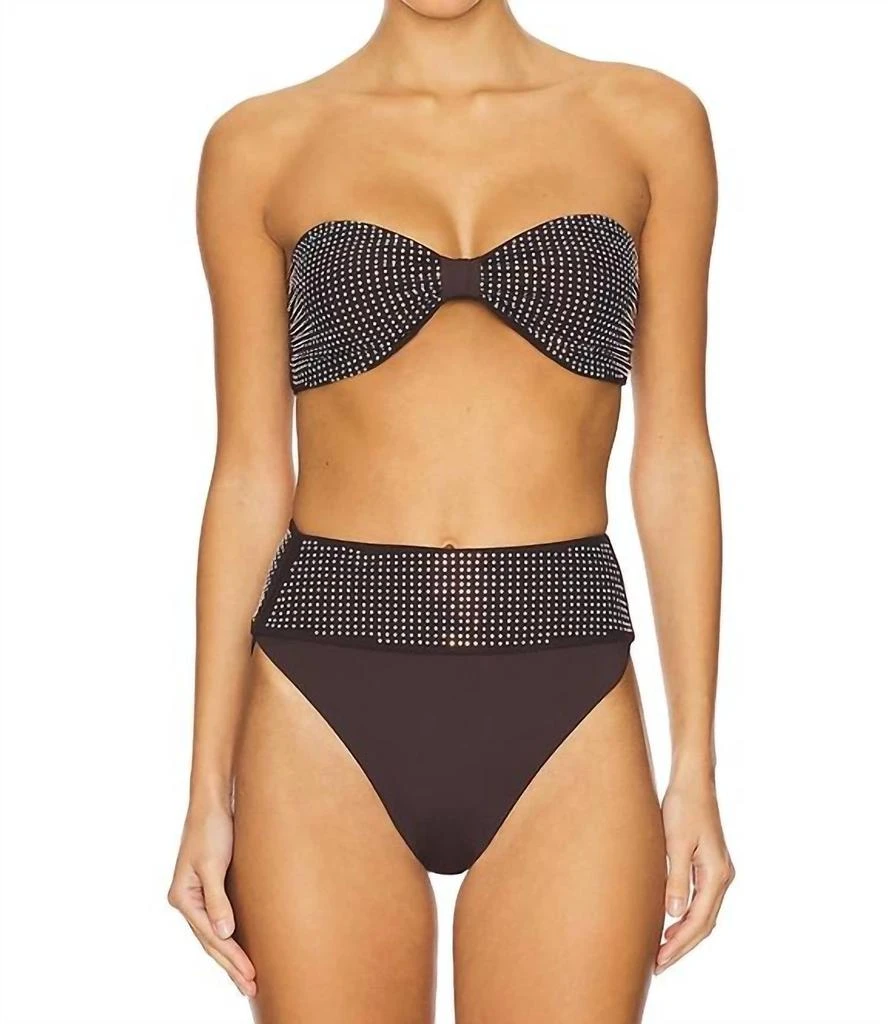 Beach Riot Beach Riot - Paula Rhinestone Bra 1