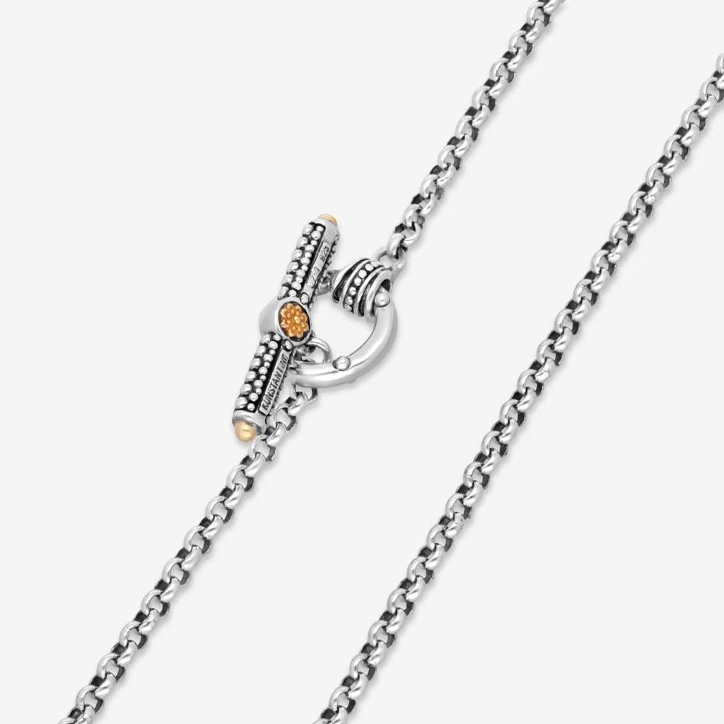 Konstantino Konstantino Eros Sterling Silver & 18K Yellow Gold Cross Chain Necklace 18" KOKJ389-130 4