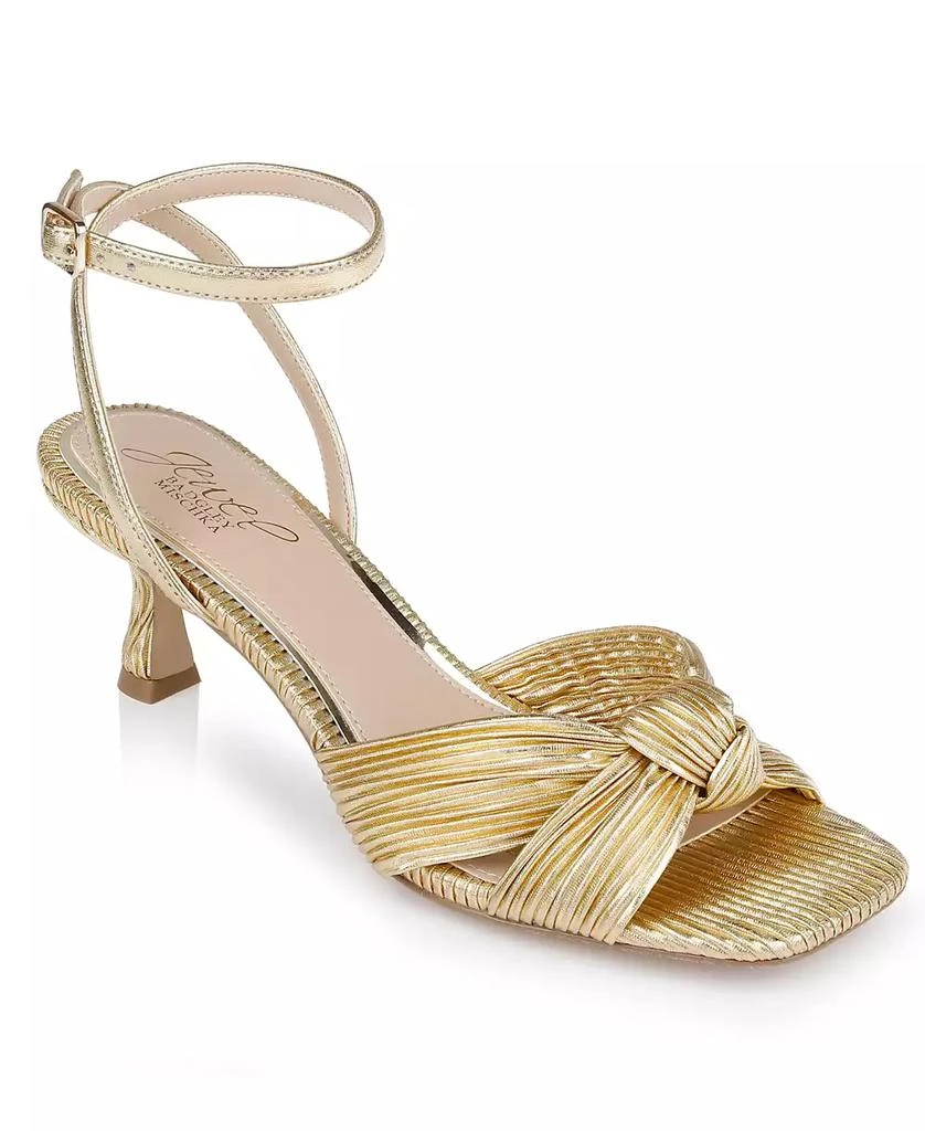 Badgley Mischka Women's True Kitten Heel Sandals 1