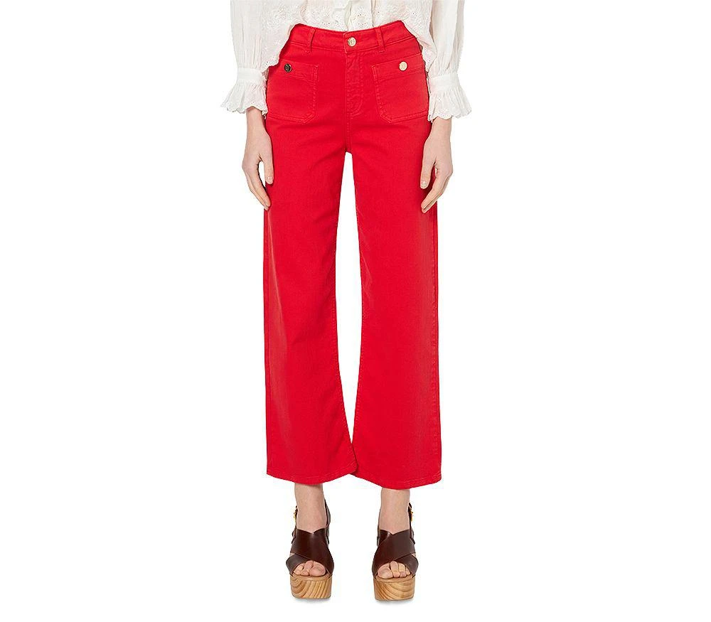 Gerard Darel Lida Straight Jeans in Red 1