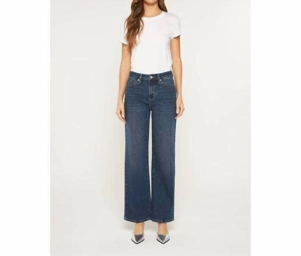 mica denim Mica Denim - High Rise Loose Fit Straight Leg Jeans 4