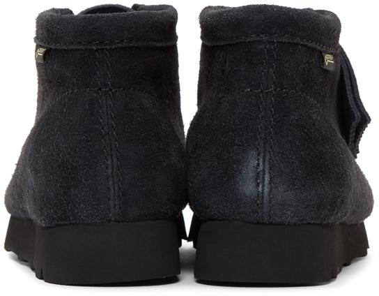 Shop Navy Beams Edition Wallabee BT GTX Boots on Sale at