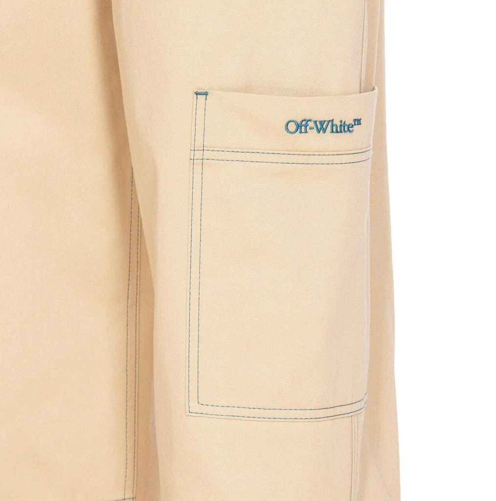 Off-White Logo Embroidered Cargo Pants 3