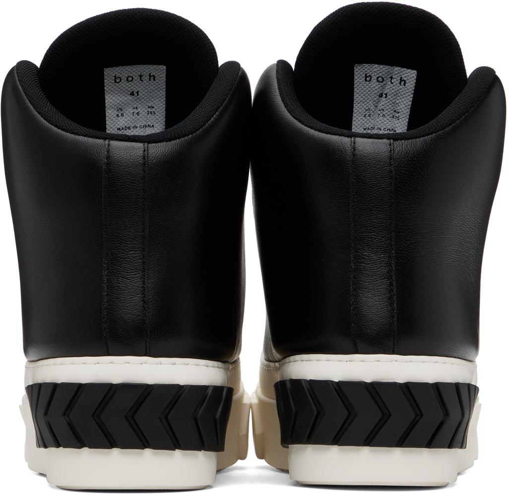 BOTH Black Tyres Platform Hi-Top Padded Sneakers