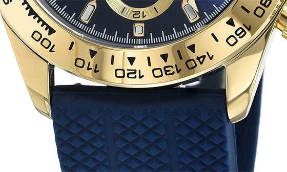 Porsamo Bleu Men's Preston Sport Silicone Strap Watch, 41mm 6