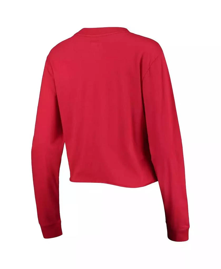 New Era Women's Red St. Louis Cardinals Baby Jersey Cropped Long Sleeve T-shirt 5