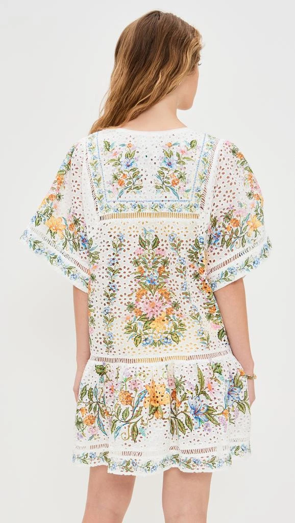 Farm Rio Sweet Bloom Bouquet Short Cover Up 2