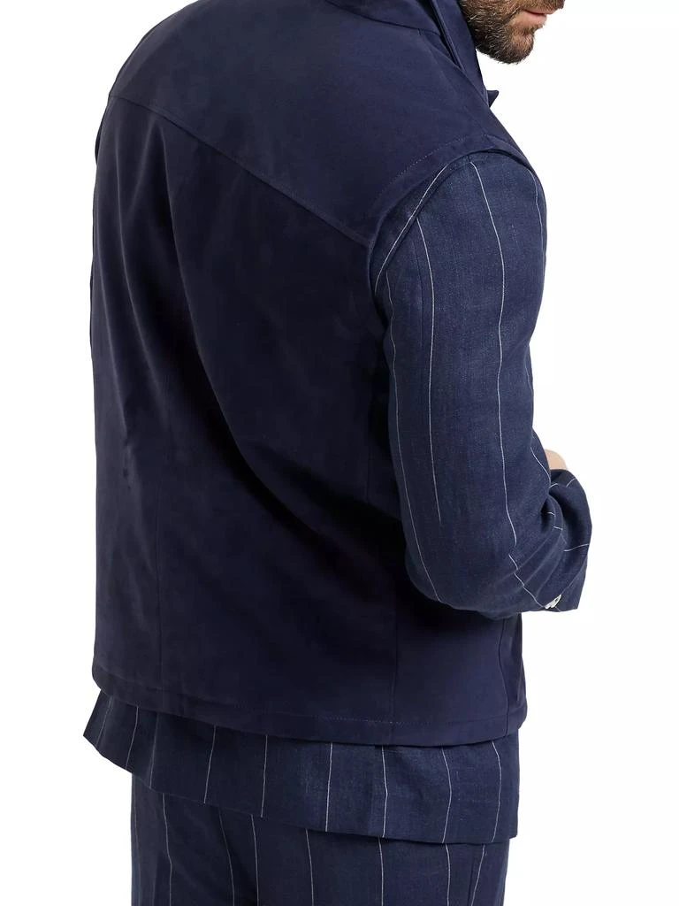 Brunello Cucinelli Suede Vest with Thermore Padding 3