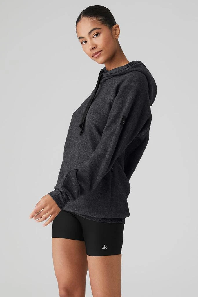 Alo Triumph Hoodie - Charcoal Black Triblend 3