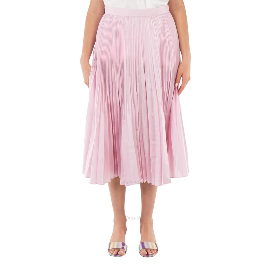 Burberry Pale Candy Pink Angelina Pleated Skirt 1