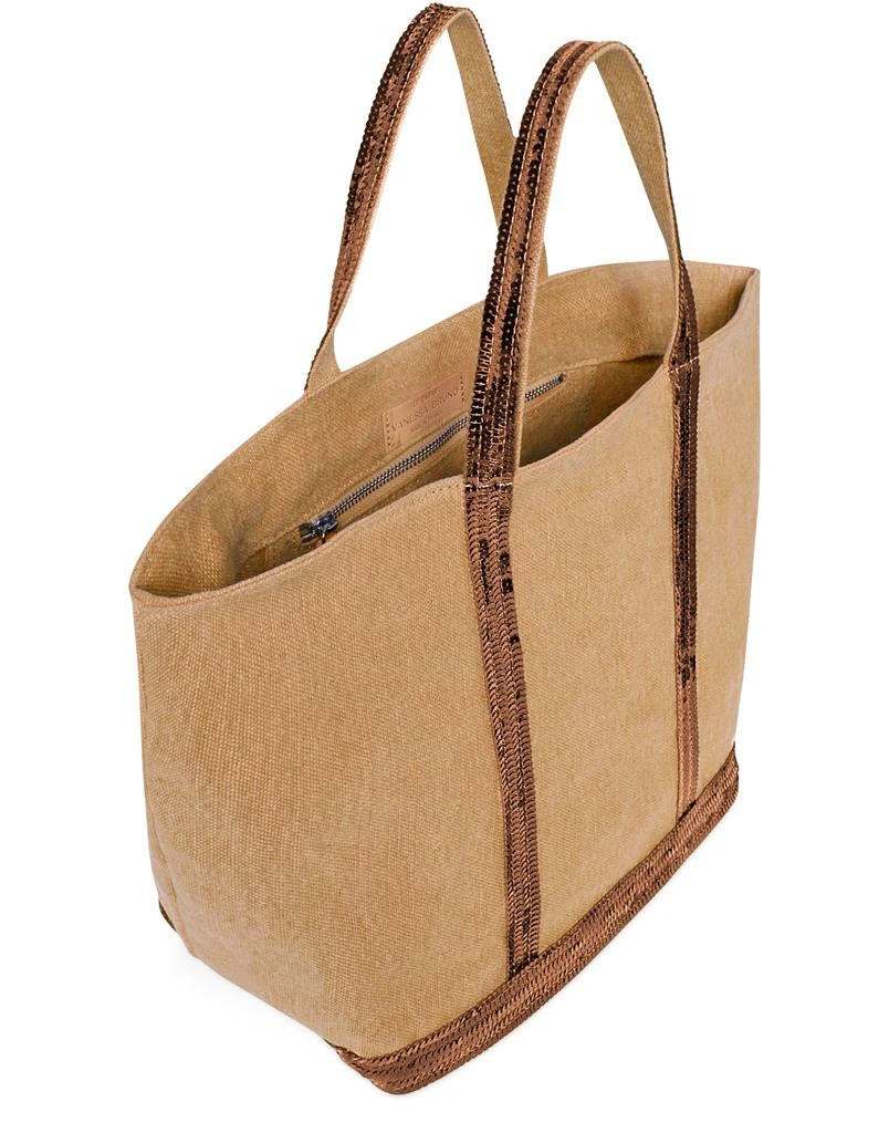 VANESSA BRUNO Linen M cabas tote 4