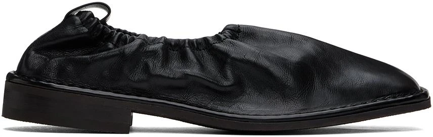 Lemaire Black Rubber Sole Loafers 1