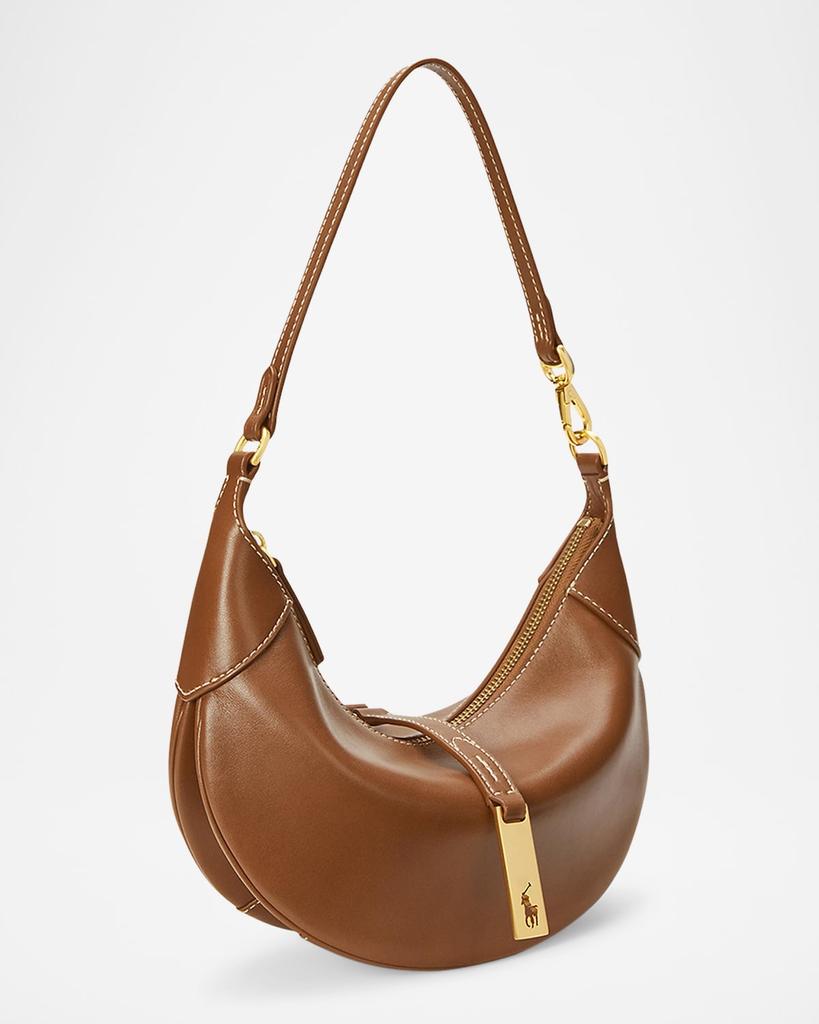 Ralph Lauren Polo ID Small Leather Shoulder Bag