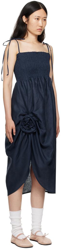 Sleeper Navy Atlanta Maxi Dress