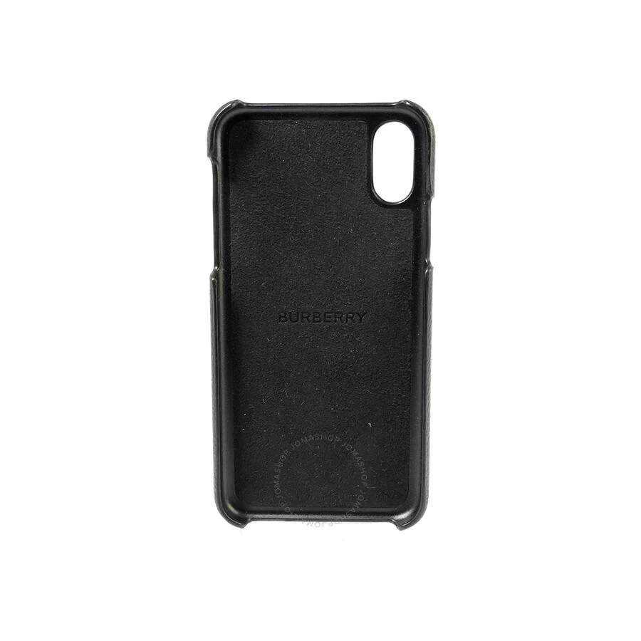 Burberry Black Ladies  Contrast Logo Graphic Leather iPhone X/XS Case 3