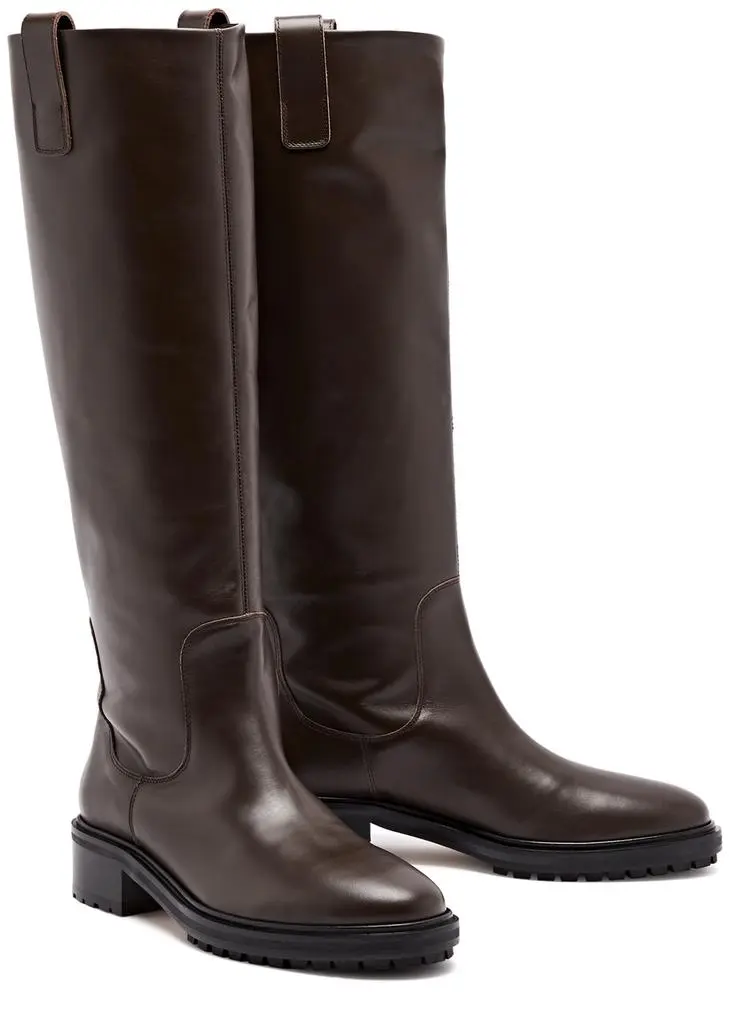 AEYDE Henry knee-high leather boots 2