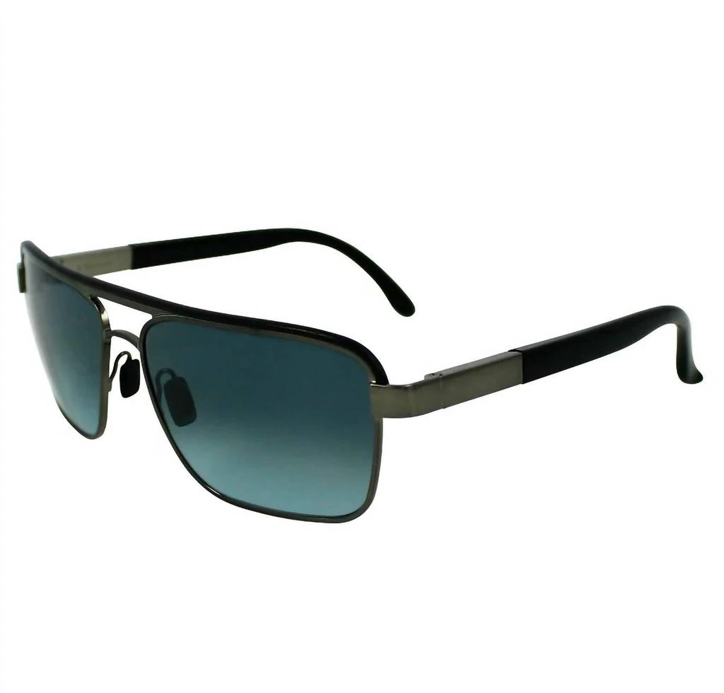 Remo Tulliani Men
s Envy Sunglasses In Grey/leather/ash Lens
