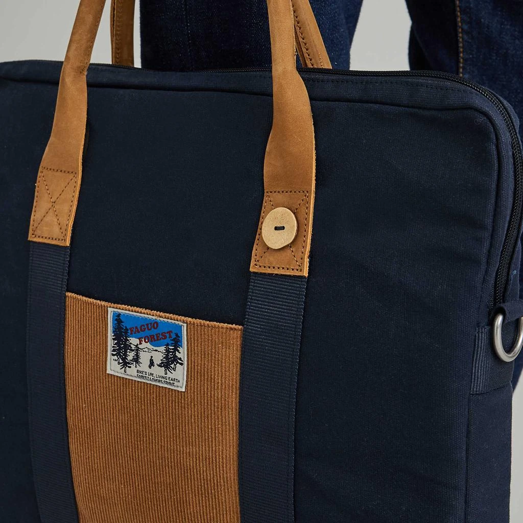 预计3周后发货 Faguo Faguo - Sac D'Ordinateur Laptop - Bleu Marine - Mixte 3