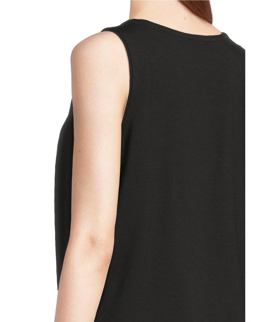 Eileen Fisher Jewel Neck Shell 4