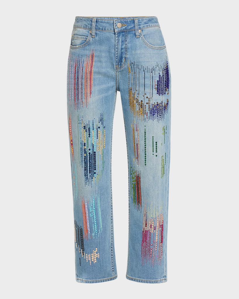 Libertine FWB Boyfriend Jeans with Crystal Detail