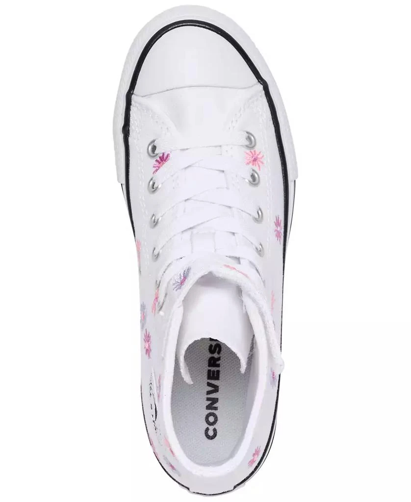 Converse Little Girls Chuck Taylor All Star Florals High Top Casual Sneakers from Finish Line 5