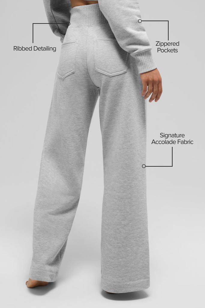 Alo Serenity Wide Leg Sweatpant - Ivory