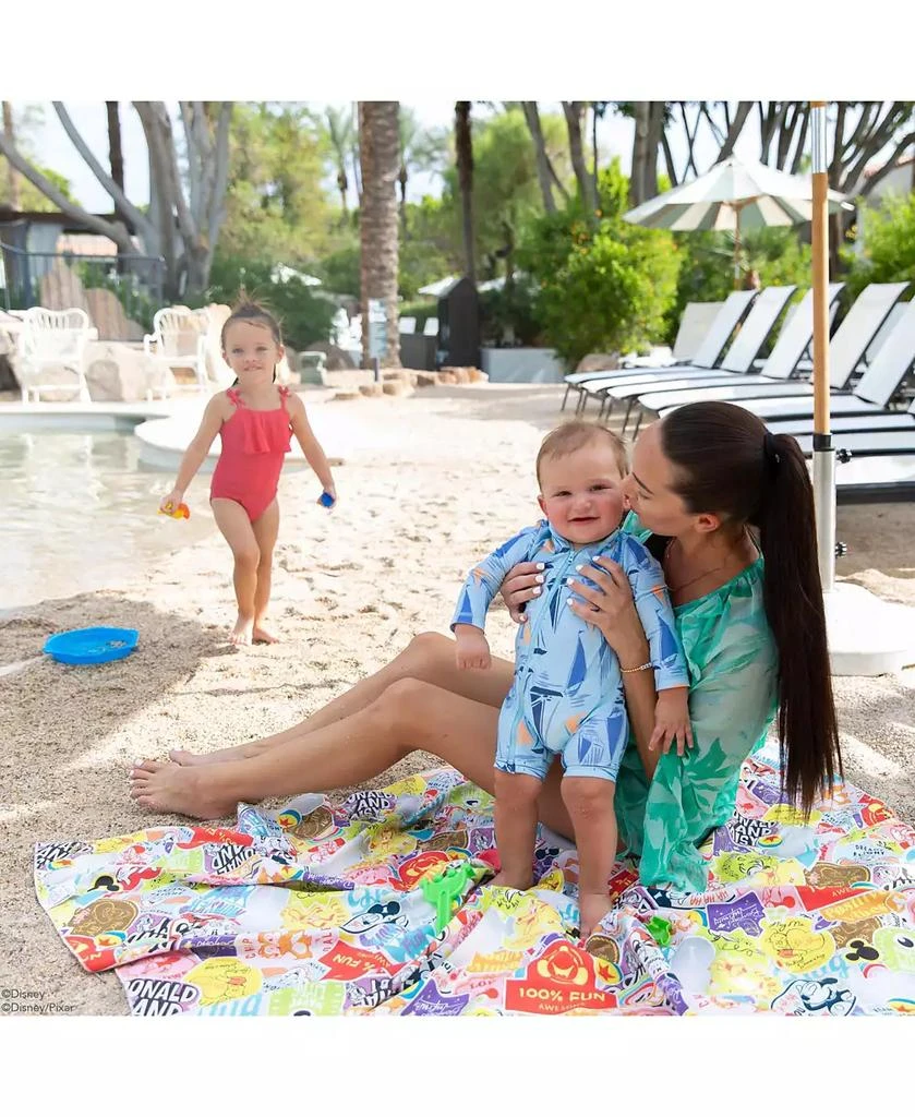 Bumkins Baby Disney 100 Years Happy Faces Lightweight Roll and Go Blanket 4