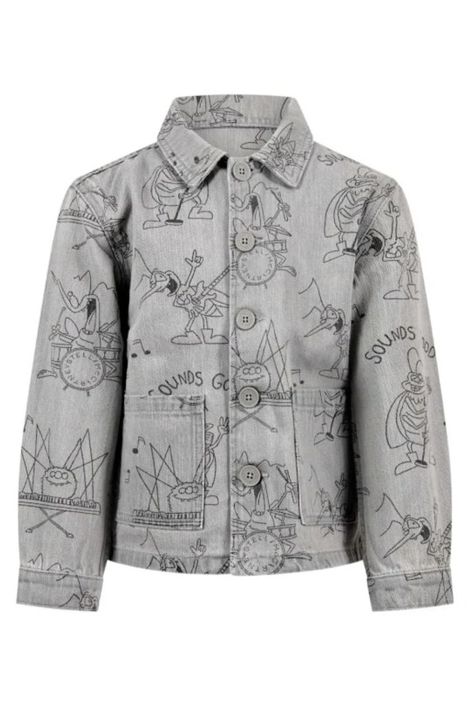 Stella McCartney Stella McCartney Kids Cartoon Print Denim Jacket