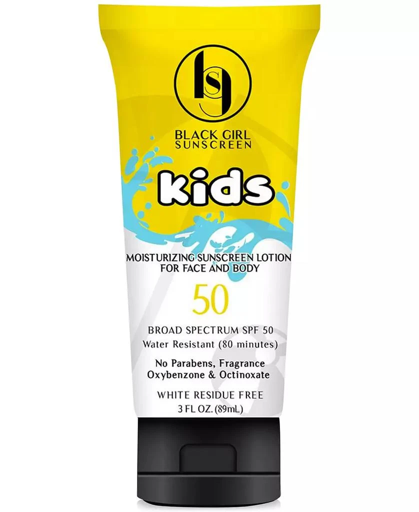 Black Girl Sunscreen Kids Broad Spectrum Sunscreen SPF 50, 3 oz. 1