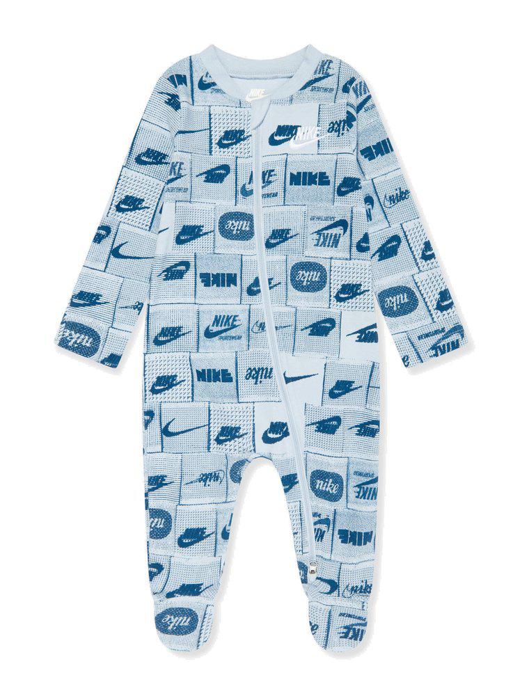 NIKE Nike Kids Logo Printed Zip-Up Romper