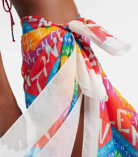 Valentino Valentino Chevron 24 beach cover-up 4