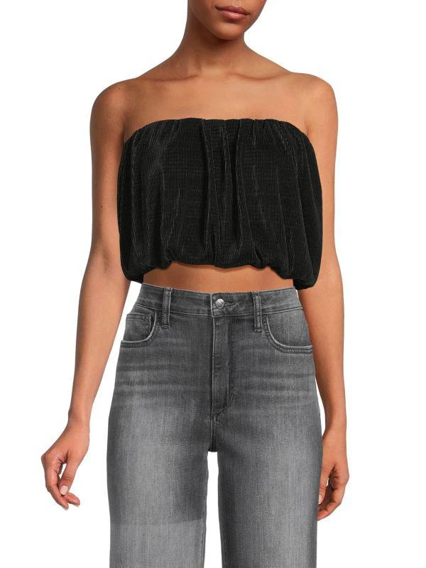 Renee C. Plisse Blouson Tube Top 1