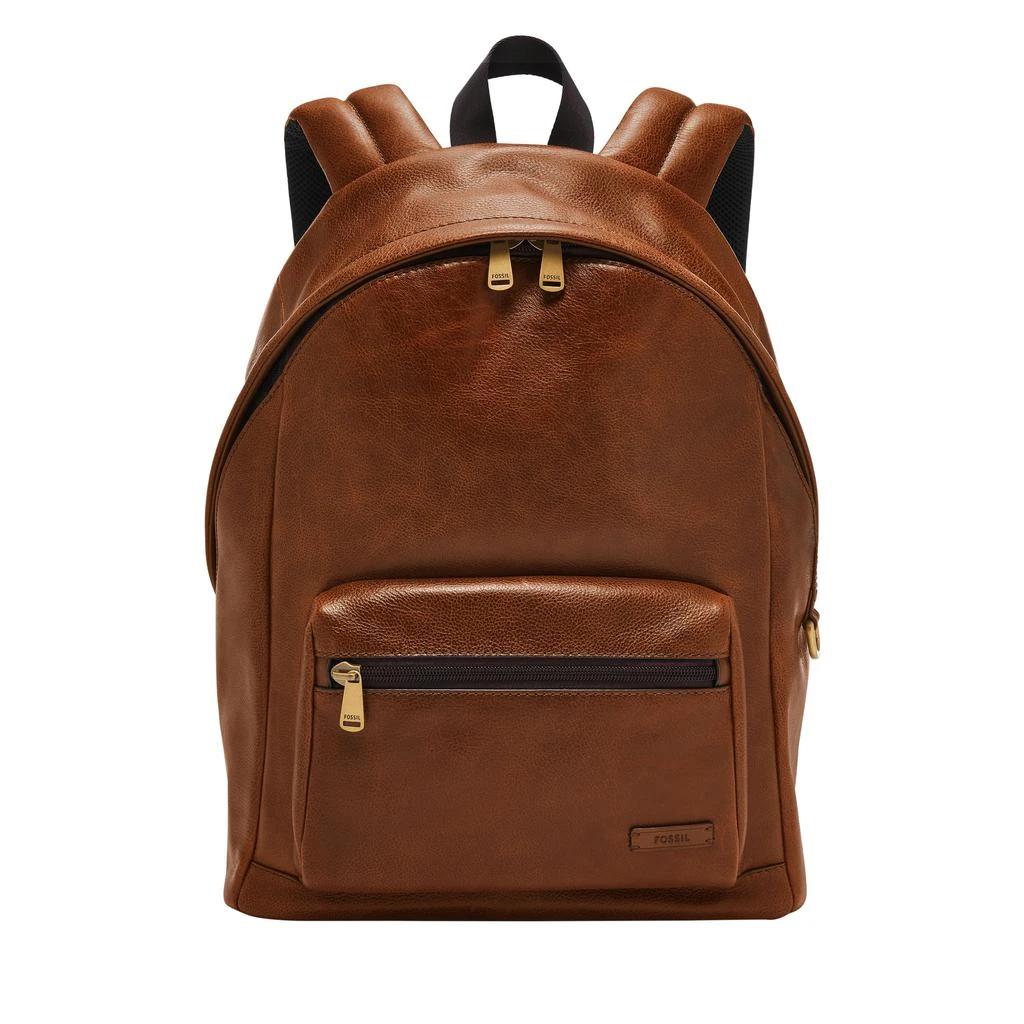 Fossil Men's Sawyer Leather Dome Backpack 1