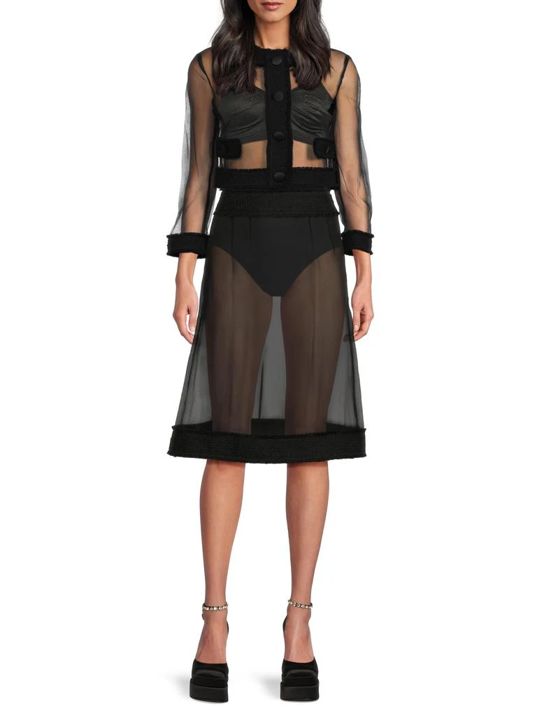 Dolce 
Gabbana ​Sheer Midi-Skirt 2