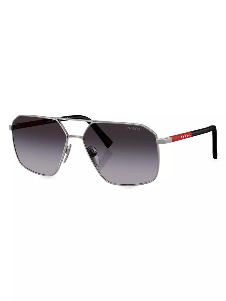 Prada 60MM Aviator Sunglasses 1