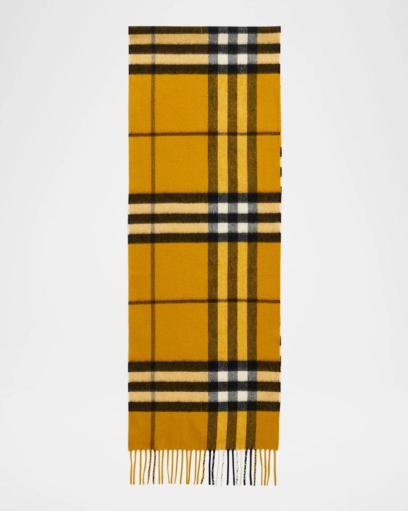 Shop Men's Cashmere Giant Brights Check Scarf on Sale at