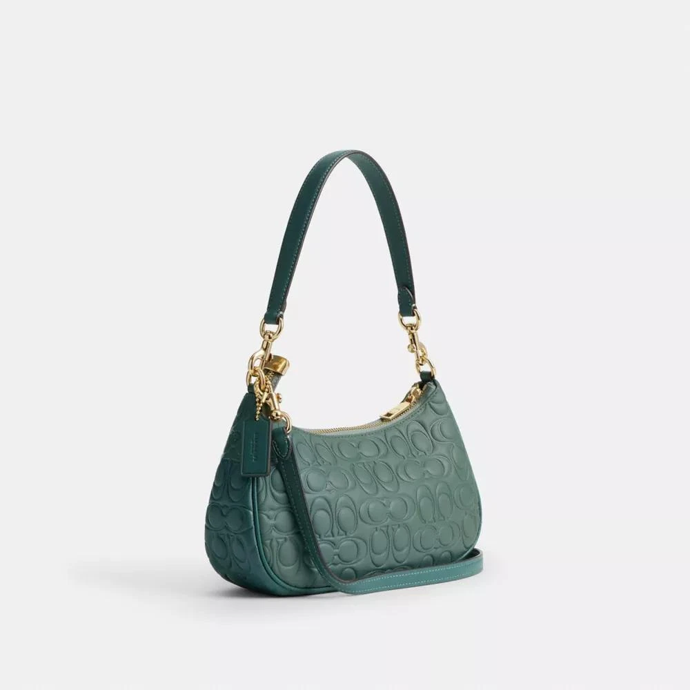 Coach Teri Shoulder Bag In Blocked Signature Leather 4