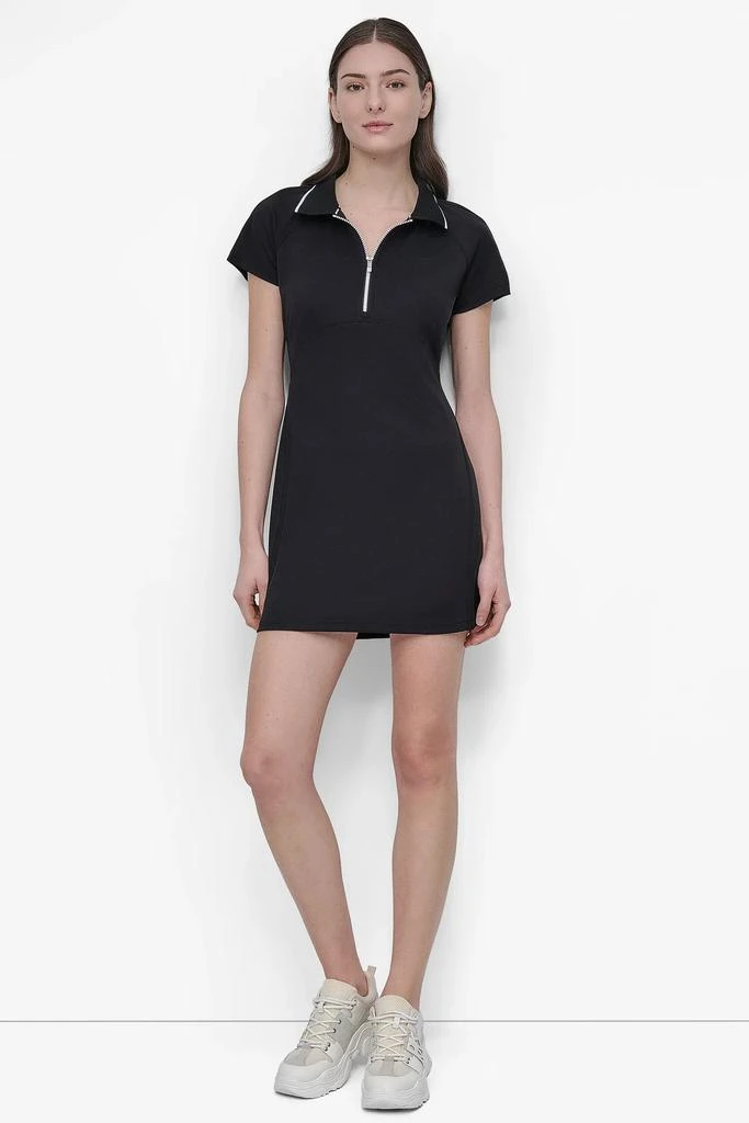 DKNY COURT PIQUE POLO DRESS WITH BUILT IN SHORTS 1